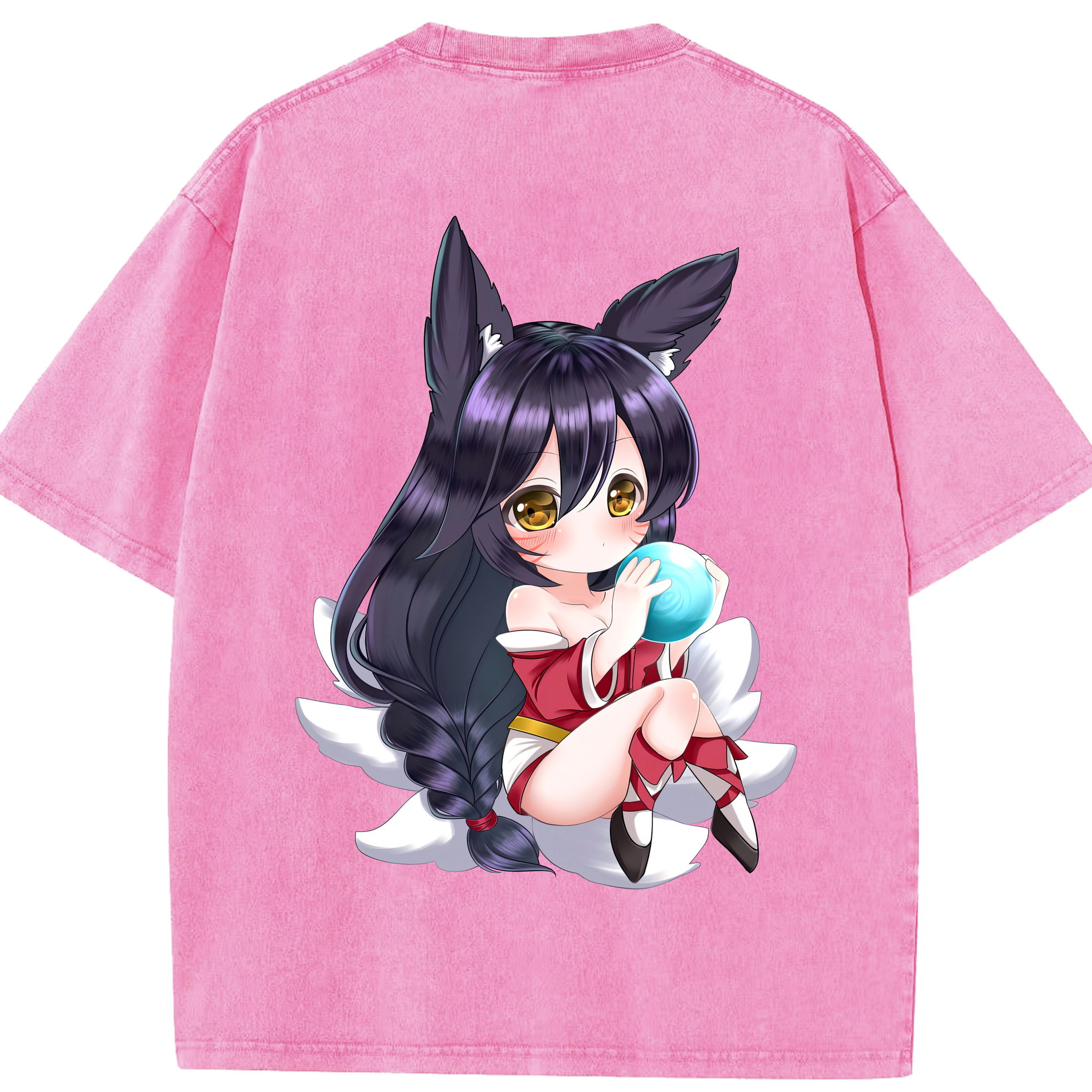 リーグ・オブ・レジェンド League of Legends LOL 綿100% ヴィンテージ風 半袖Tシャツ（背面プリント）